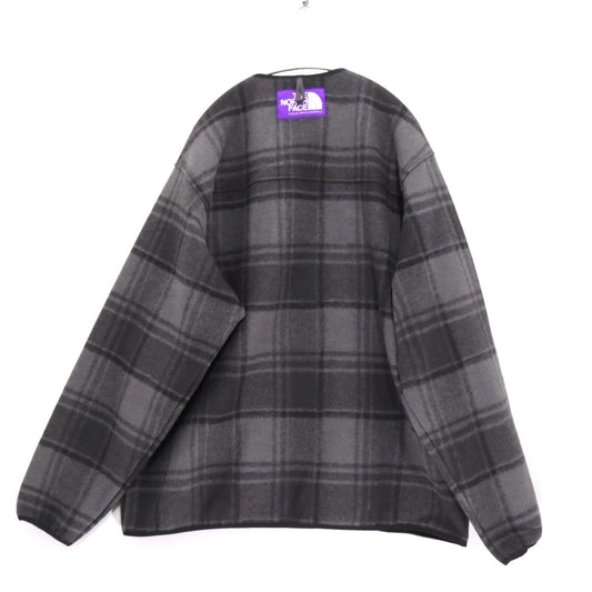 THE NORTH FACE PURPLE LABEL 25AW Plaid Cardigan Gray Size XL