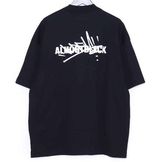 ALMOSTBLACK x KREVA Crew Neck T-Shirt Black Size 1