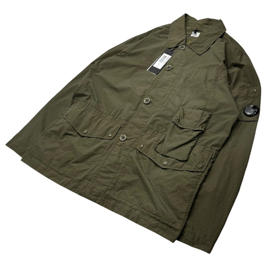 C.P.COMPANY 24SS Flatt Nylon Chore Jacket Green Size 52