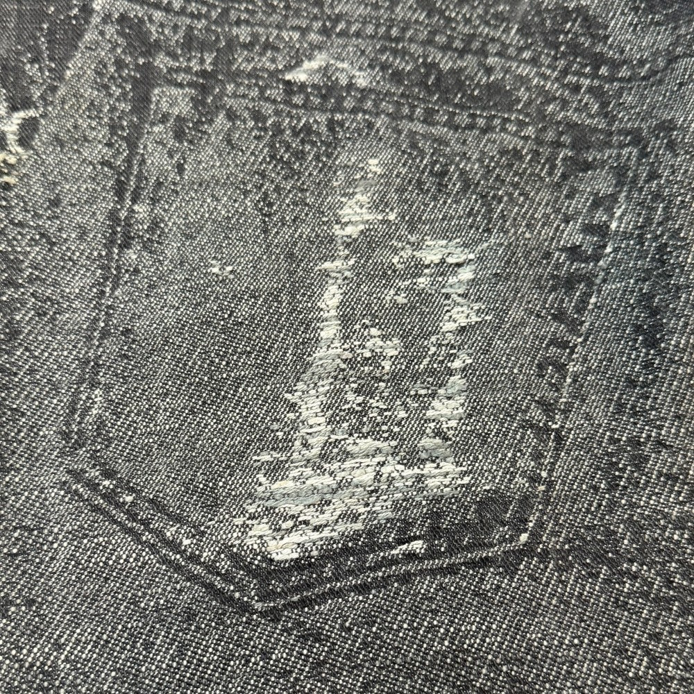 SUPREME 23SS Archive Denim Jacquard Jeans Black Size 32