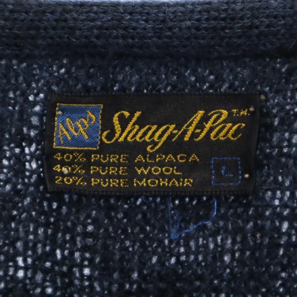 Shag-A-Pac 60s Vintage Alpaca Mohair Blend Sweater Size L
