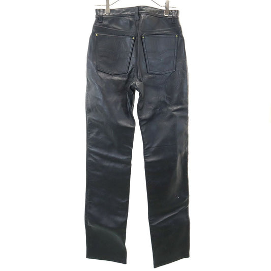 LOST WORLDS USA Made Leather Pants Black Size W30