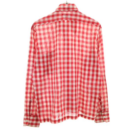 CUSTOM CREATED CASUALS 50s 60s Vintage Shirt Red Size M