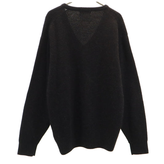 YVES SAINT LAURENT Vintage 90s Wool Sweater Black Size L