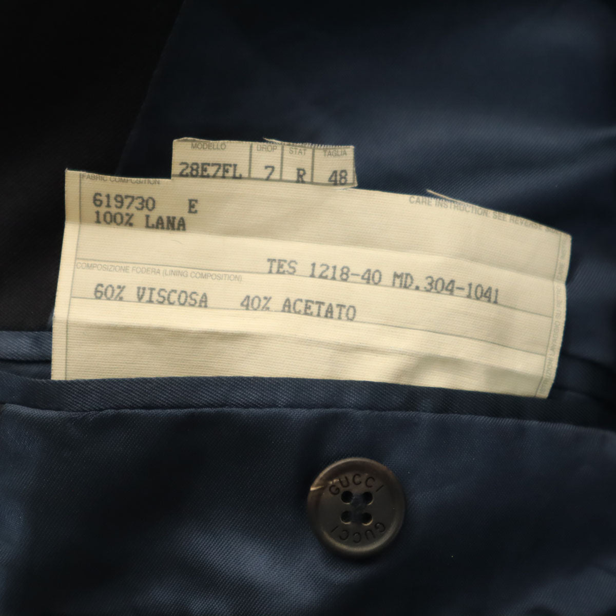 GUCCI Black Suit Set Size 48