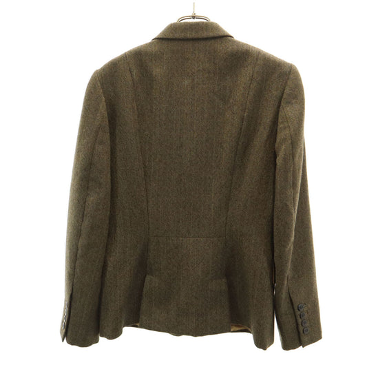 GUCCI Italy Wool Tailored Blazer Brown Size 44