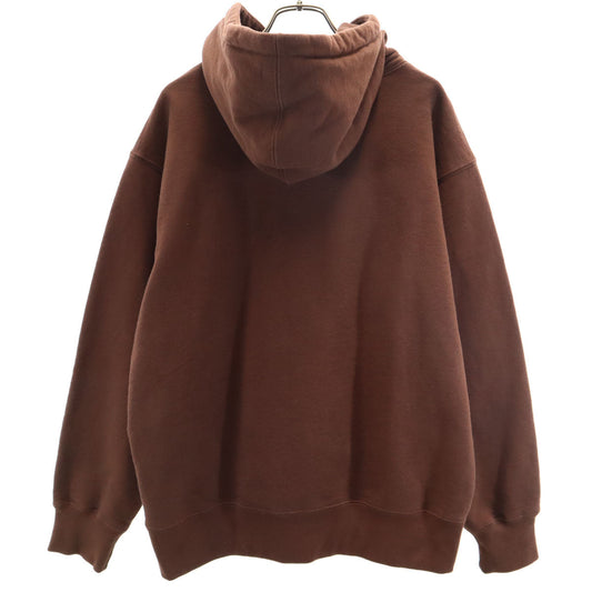 Supreme Brown Canada-Made Fleece Hoodie Size S