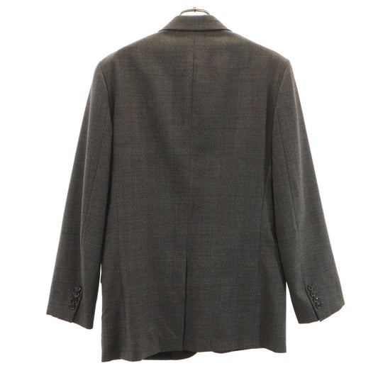 Dior Italian Gray Checkered Blazer Size 50