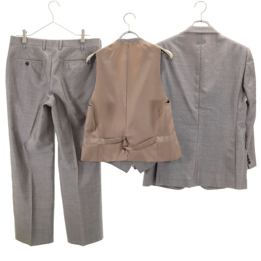 Burberrys 90s Wool Blend 3-Piece Suit Gray Size AB3