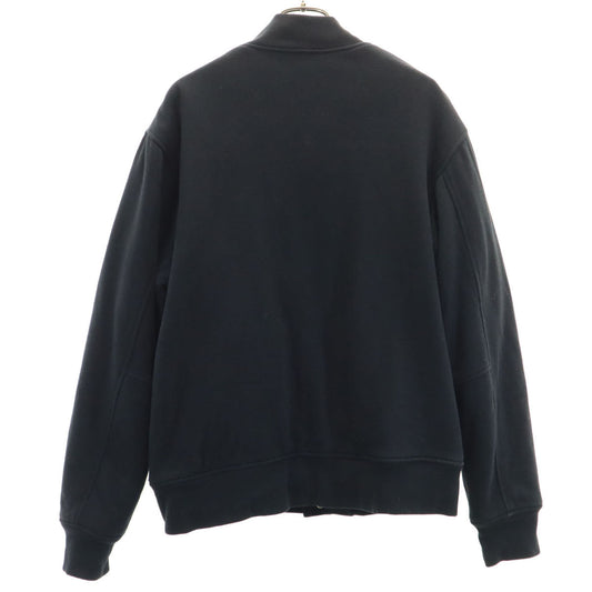 STUSSY Padded Sweat Varsity Jacket Black Size S