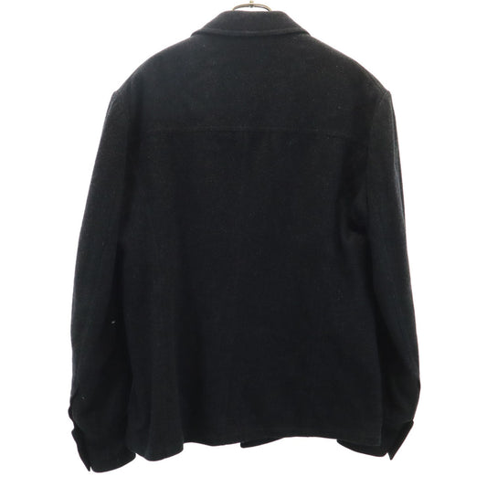 CoSTUME HOMME Melton Wool Jacket Black Size 50