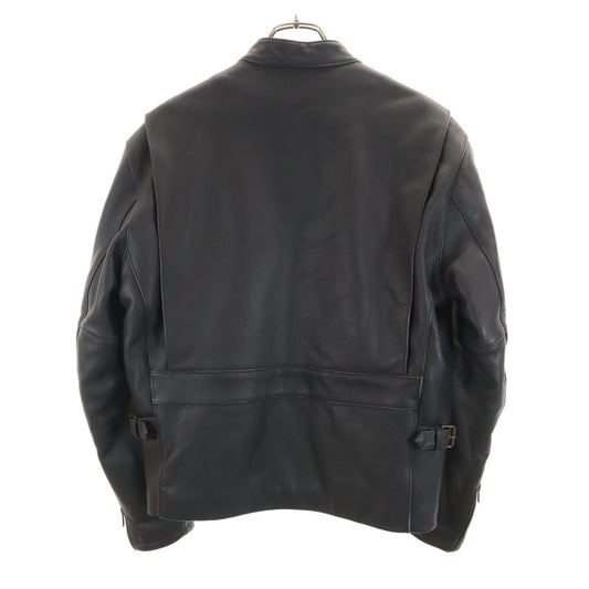 HARLEY DAVIDSON Leather Single Rider Jacket Black Size 36
