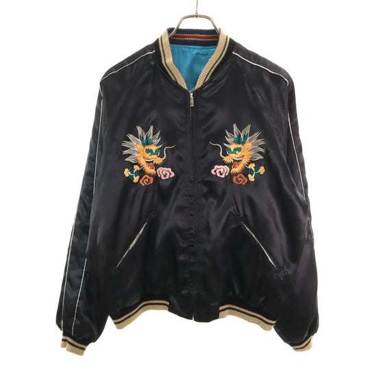 Tailor Toyo Eagle Embroidered Reversible Sukajan Blue Size L