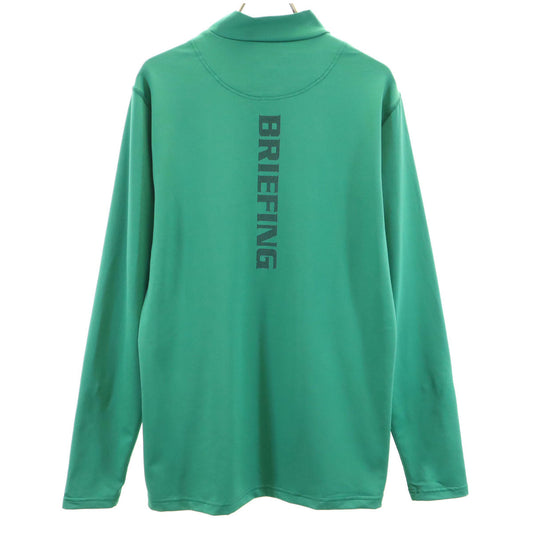 BRIEFING Long Sleeve High Neck Green Size M