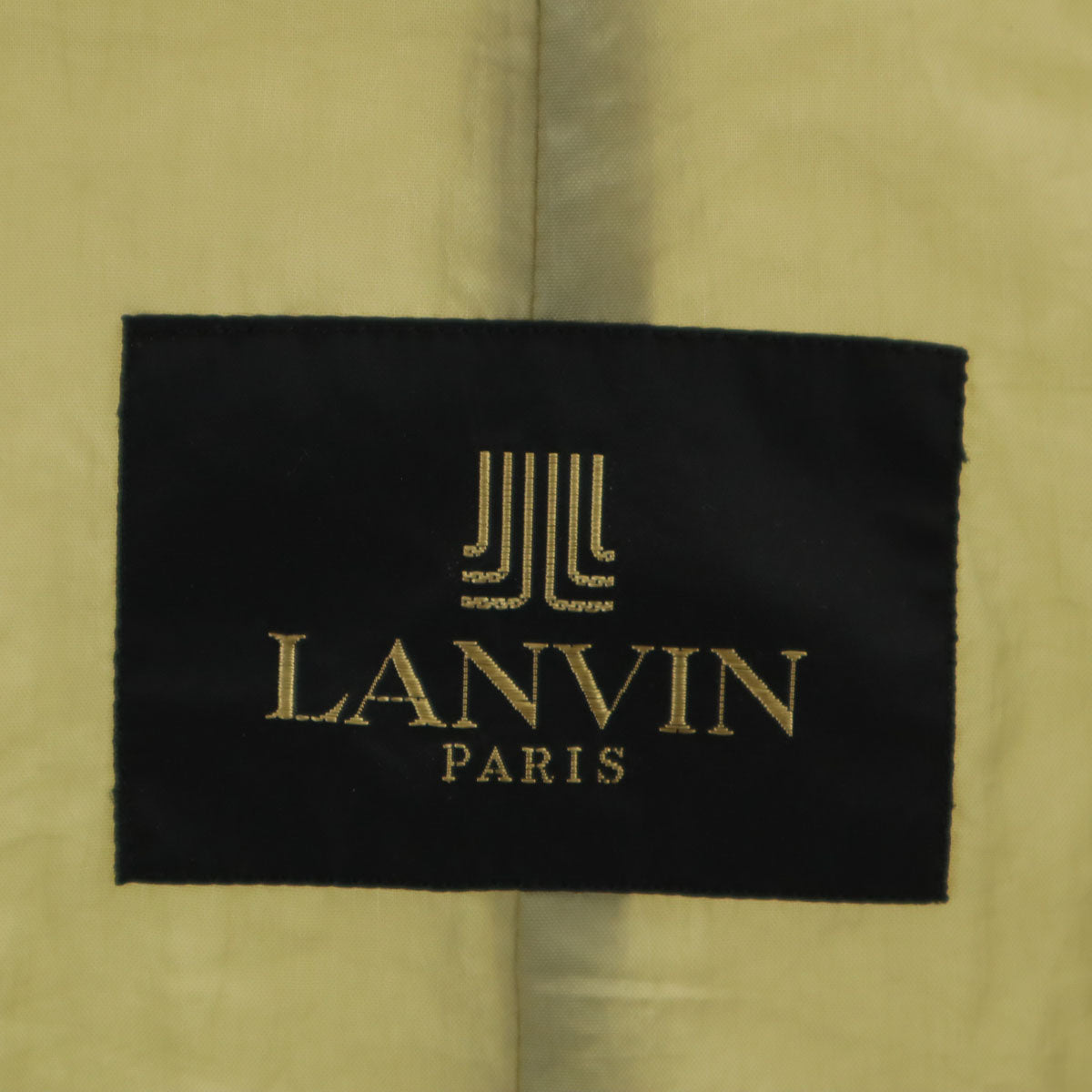 LANVIN 90s Packable Balmacaan Coat Olive