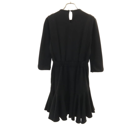 Mame Kurogouchi 3/4 Sleeve Mini Dress Black Size 1