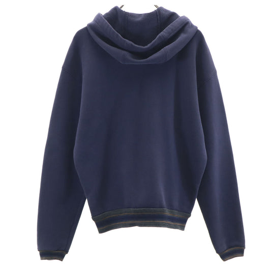 PRADA Italian Long Sleeve Zip Hoodie Navy Size S