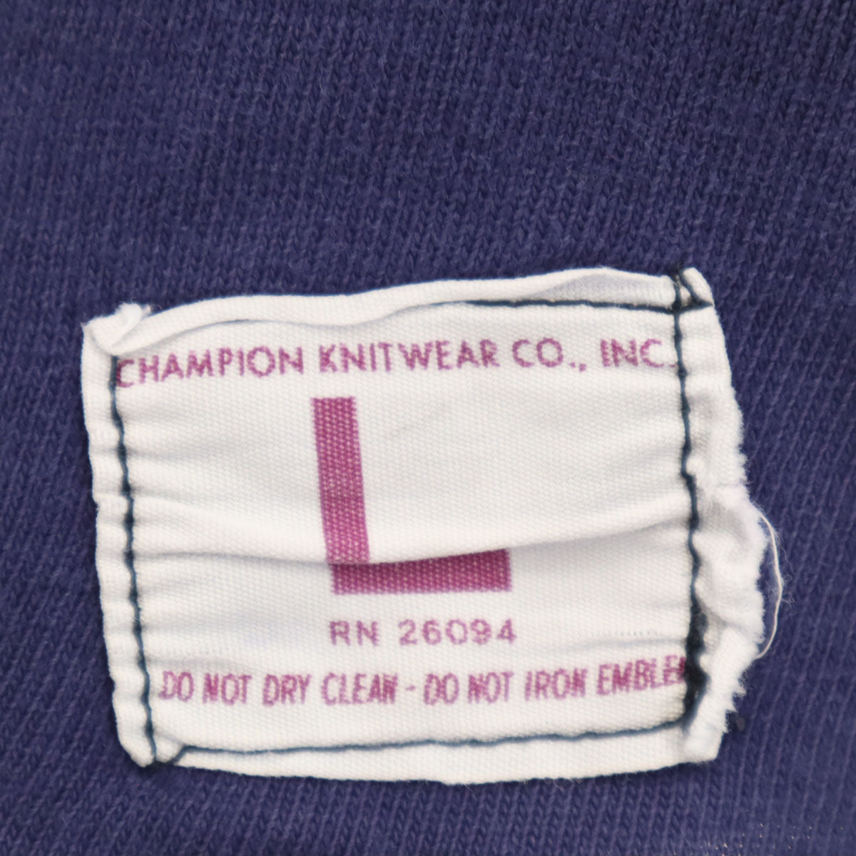 Champion 60s Vintage UNIVERSITY MAINE Sleeve T-Shirt Size L