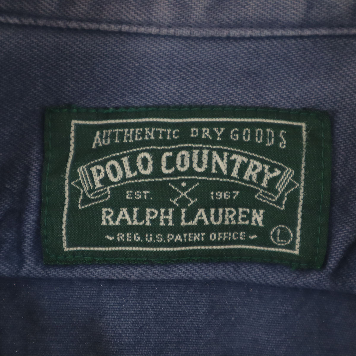 POLO COUNTRY RALPH LAUREN 80s 90s Shirt Jacket Navy Size L