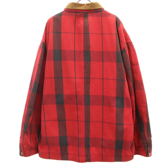 POLO COUNTRY RALPH LAUREN 80s 90s Check Coverall Red Size XL