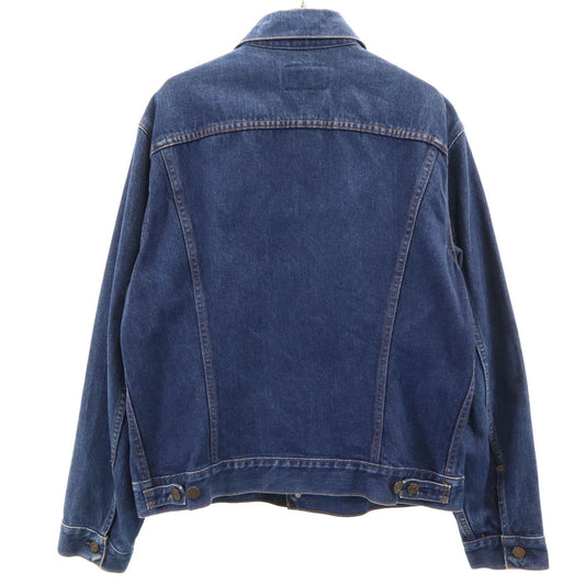 Levi's 80s Vintage 70505 Trucker Denim Washed Blue Size 42
