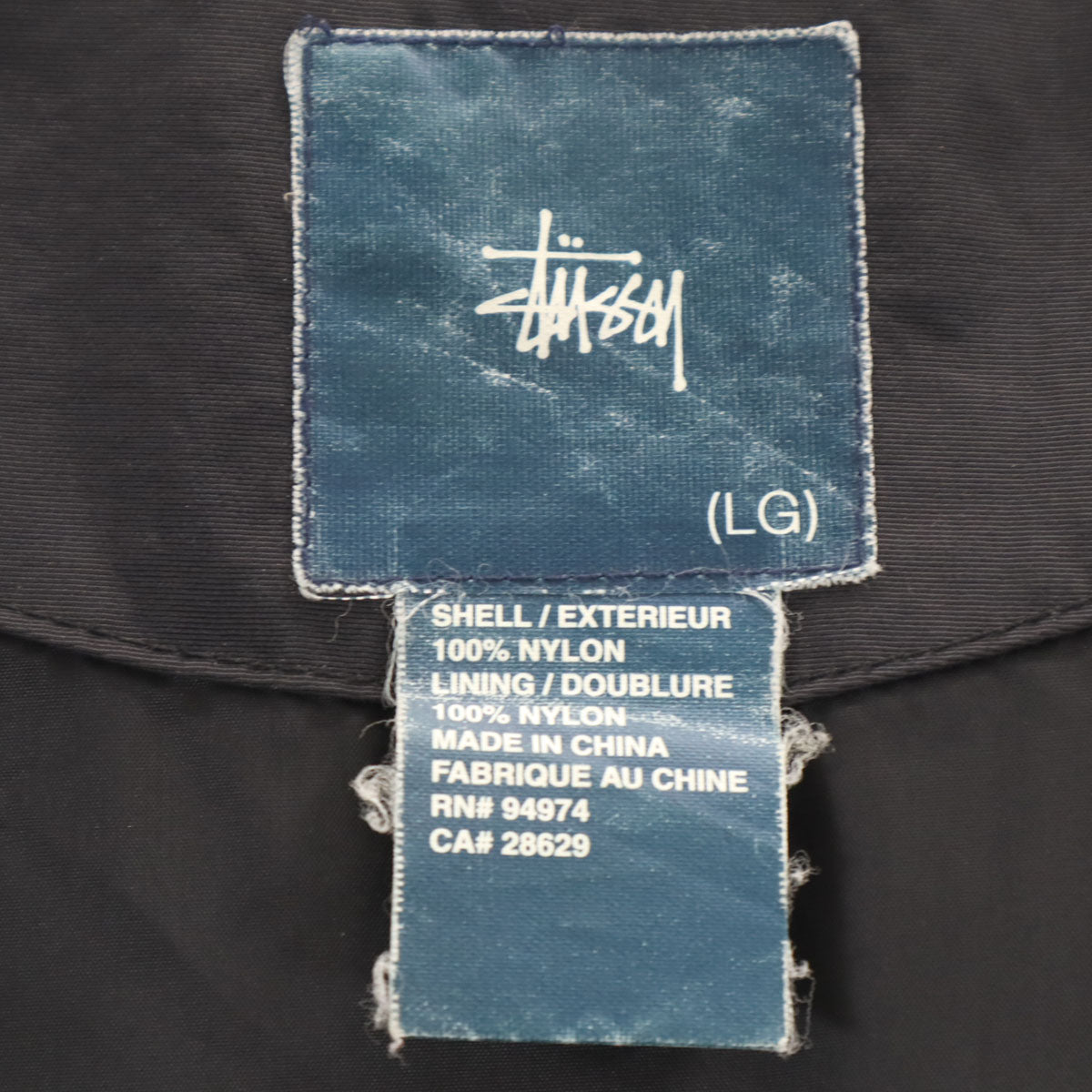 STUSSY Hunting Jacket Black Size L
