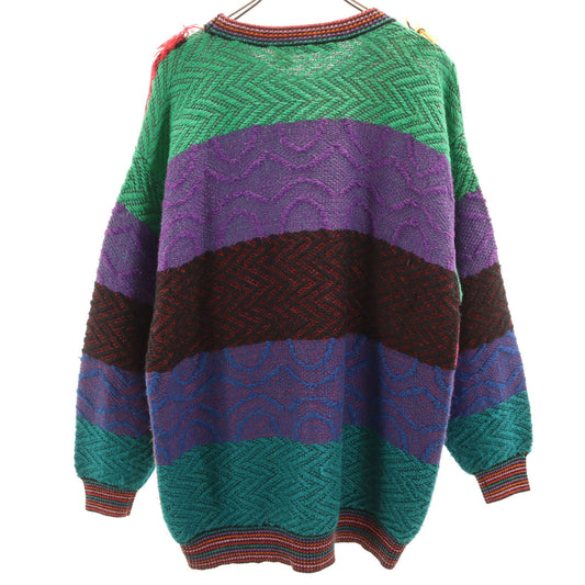 MARIEAKIM 80s Vintage Long Sleeve 3D Knit Sweater Size L