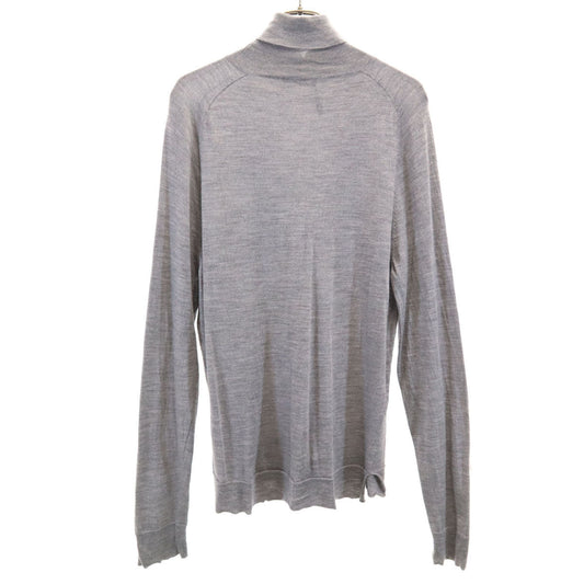 MIUMIU 2006 Italian Long Sleeve Turtleneck Sweater Gray Size M