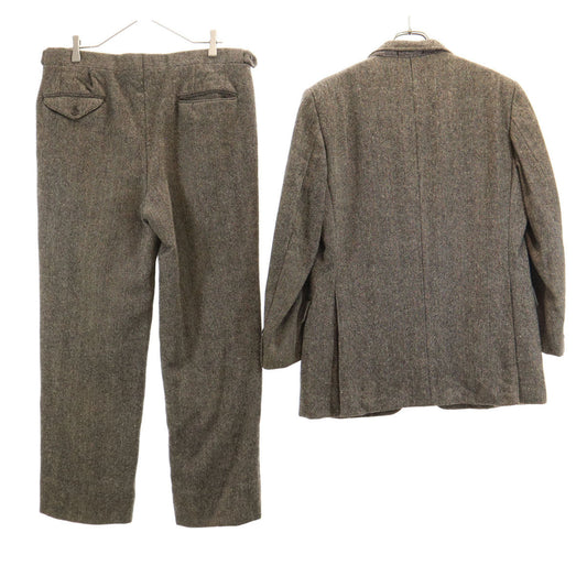 Burberrys 90s Old Herringbone Suit Brown Size L