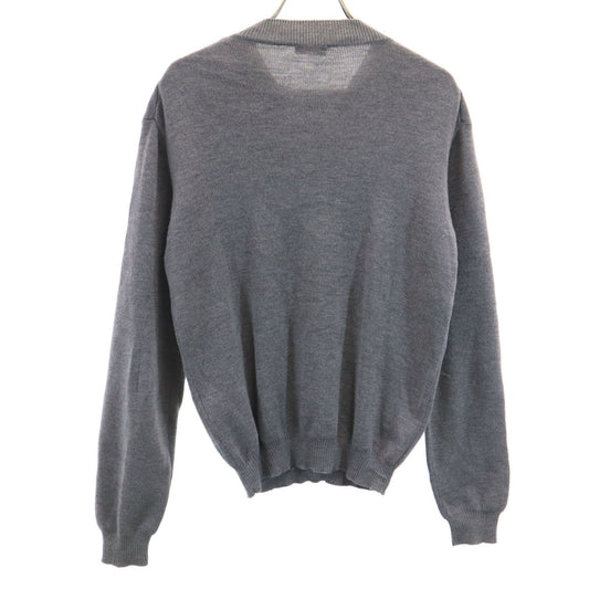 JIL SANDER Italian Made Long Sleeve Sweater Gray Size 44