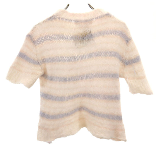 MARNI Italian Mohair Blend Striped Sleeve Sweater Size 40