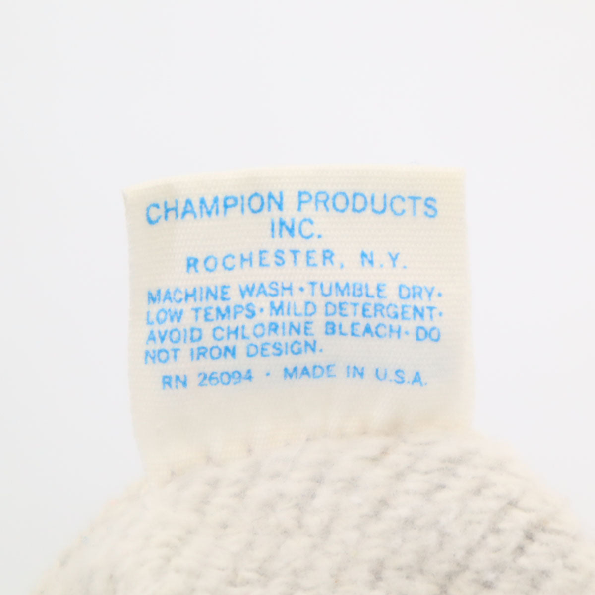 Champion 70s 80s USA Harvard Long Sleeve Hoodie Gray Size XL