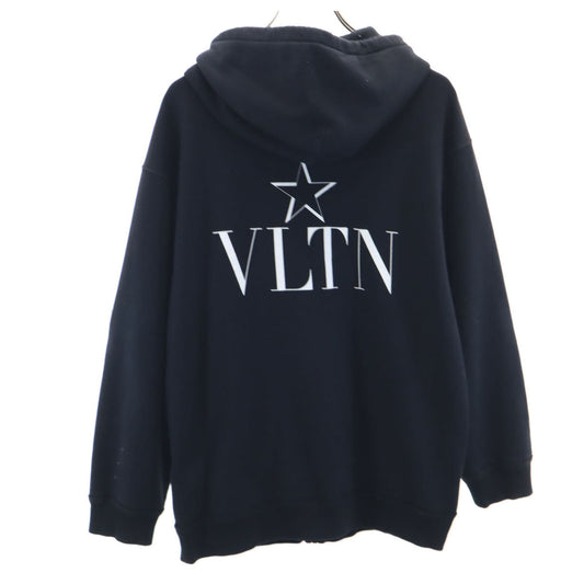 VALENTINO Italian Zip Hoodie Black Size S