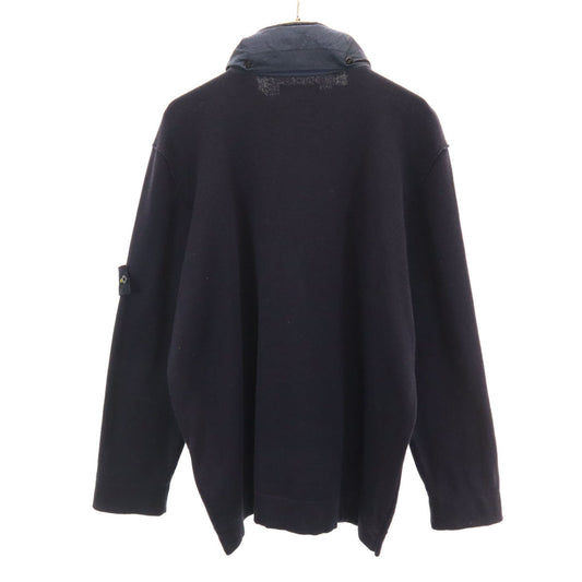 STONE ISLAND 18SS Italian Full Zip Sweater Black Size 3XL