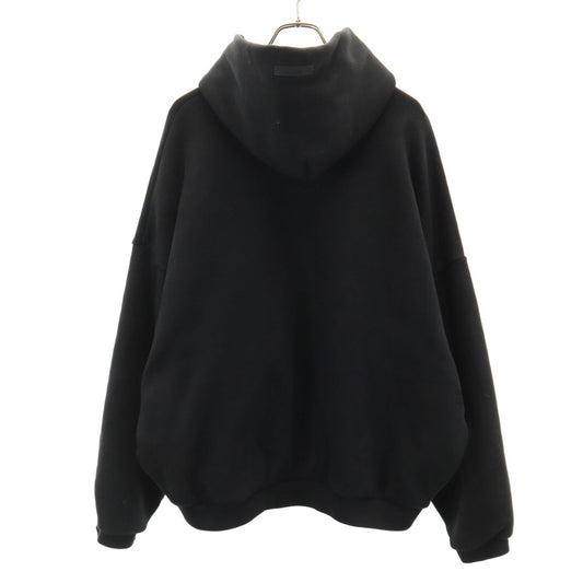 Fear of God ESSENTIEL Print Logo Hoodie Black Size XL
