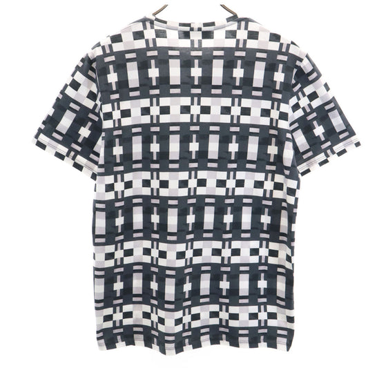 BALENCIAGA Portuguese Geometric Print T-Shirt White Size M