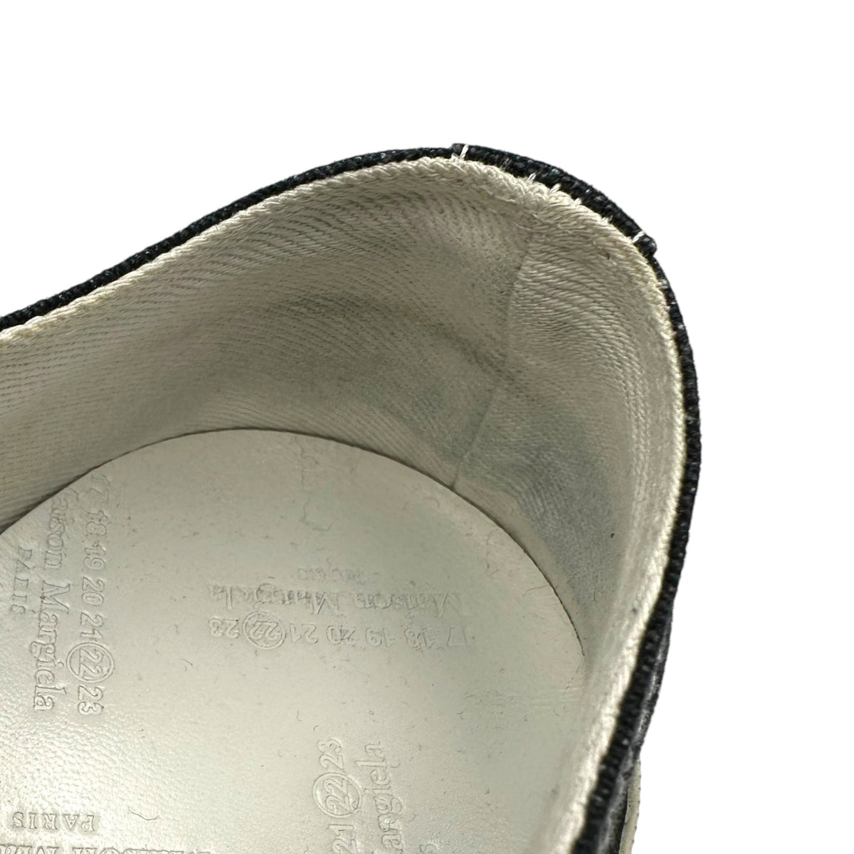 MAISON MARGIELA Tabi Canvas Sneakers Black Size EU 40