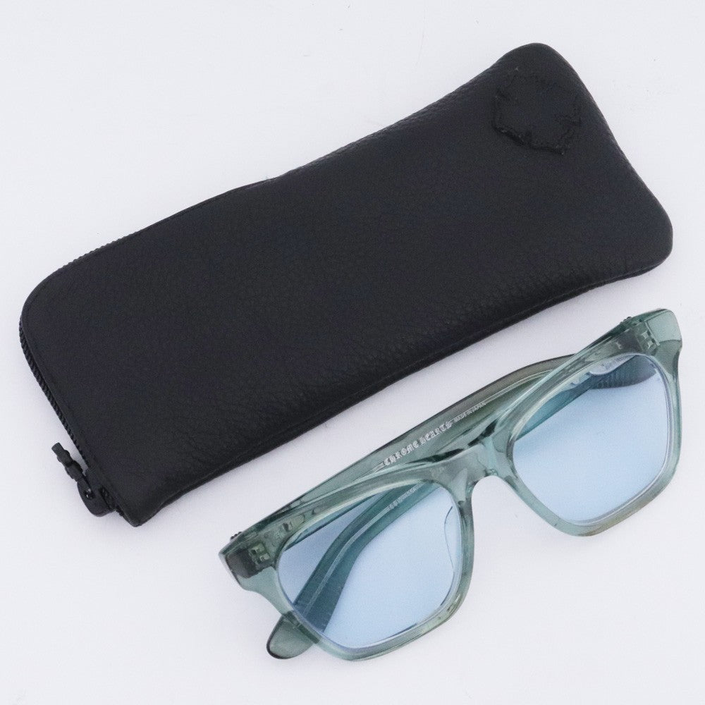 CHROME HEARTS CLITTERATI Star Sunglasses Blue Size ONE SIZE