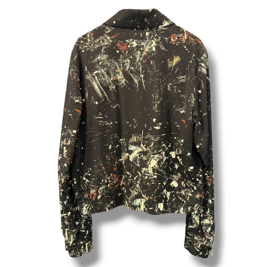 AMIRI Paint Splatter Blouson Black Blouson Size 48