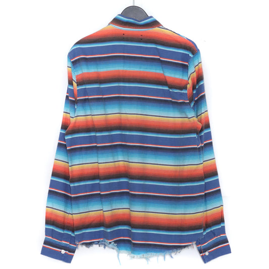 AMIRI Rainbow Border Long Sleeve Shirt Multi Size M