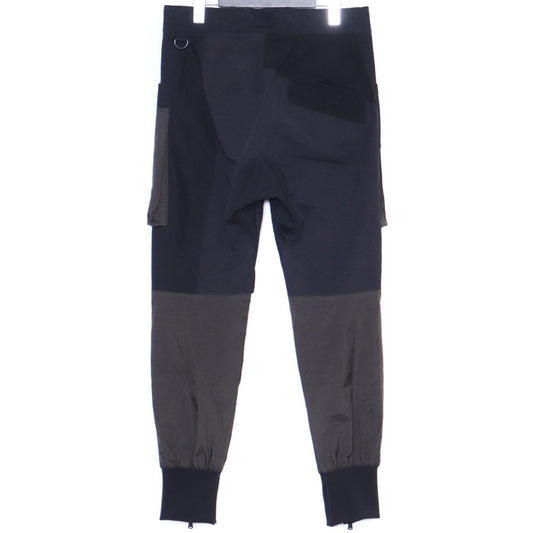 VIRIDI-ANNE Panel Combination Tactical Pants Black Size 1