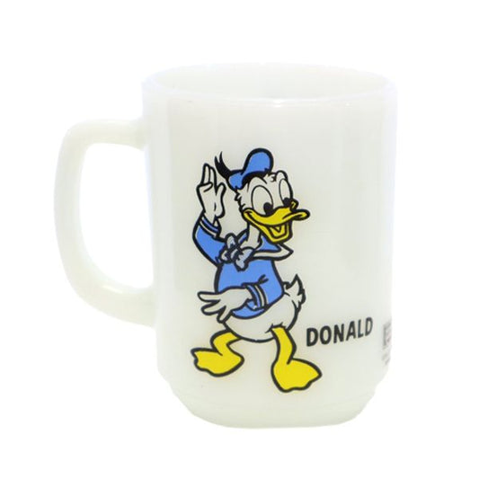 USA Fire-King 60s 70s Donald Duck Mug White