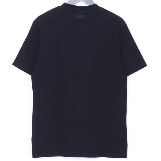 VETEMENTS 21SS Think Differently Logo T-Shirt Black Size S