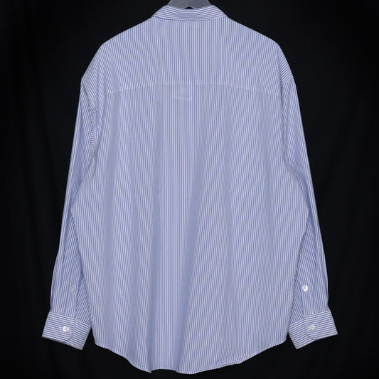 WTAPS Coolmax Striped Button-Up Shirt Blue Size 03