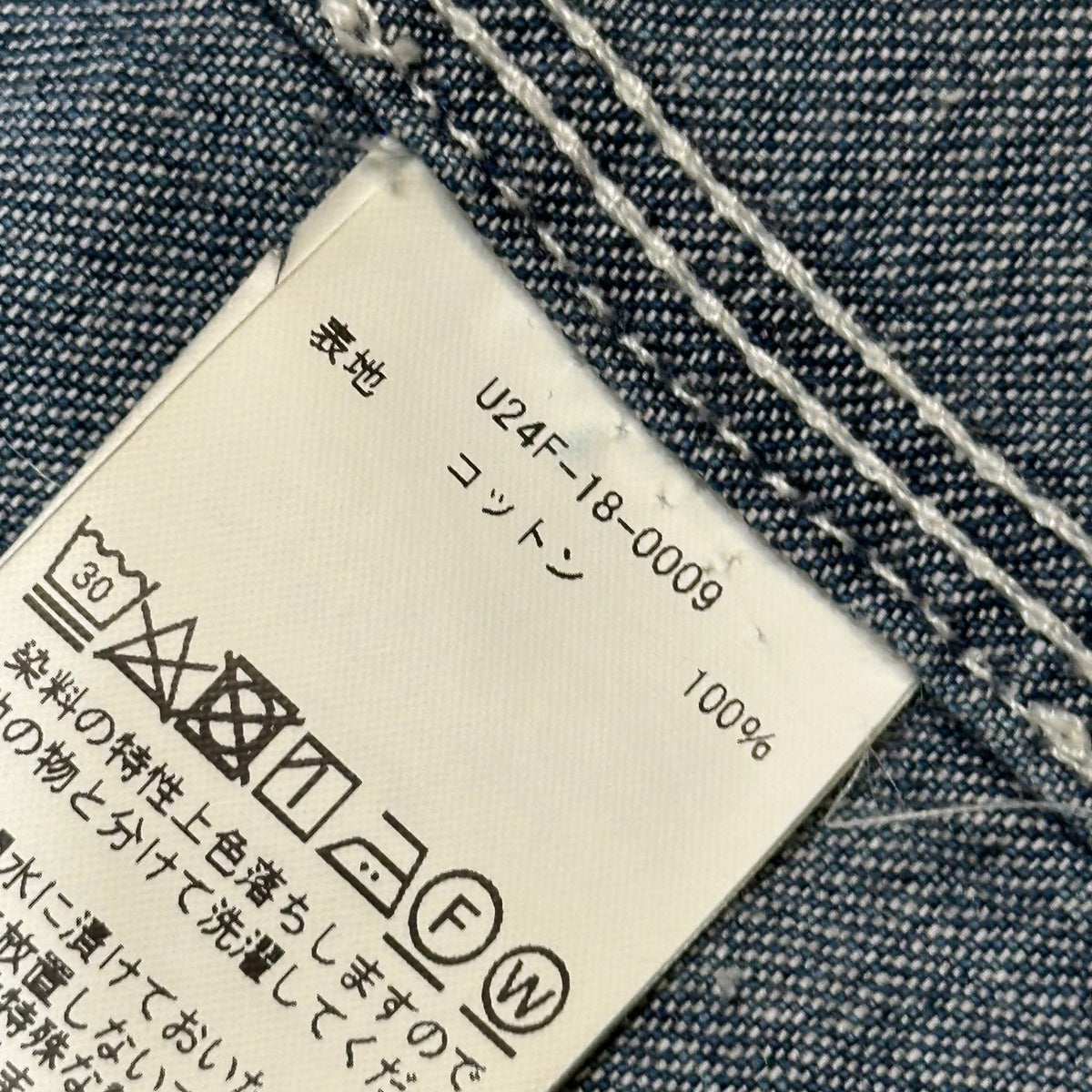 Unlikely 24AW City Chore Denim Jacket Indigo Size M