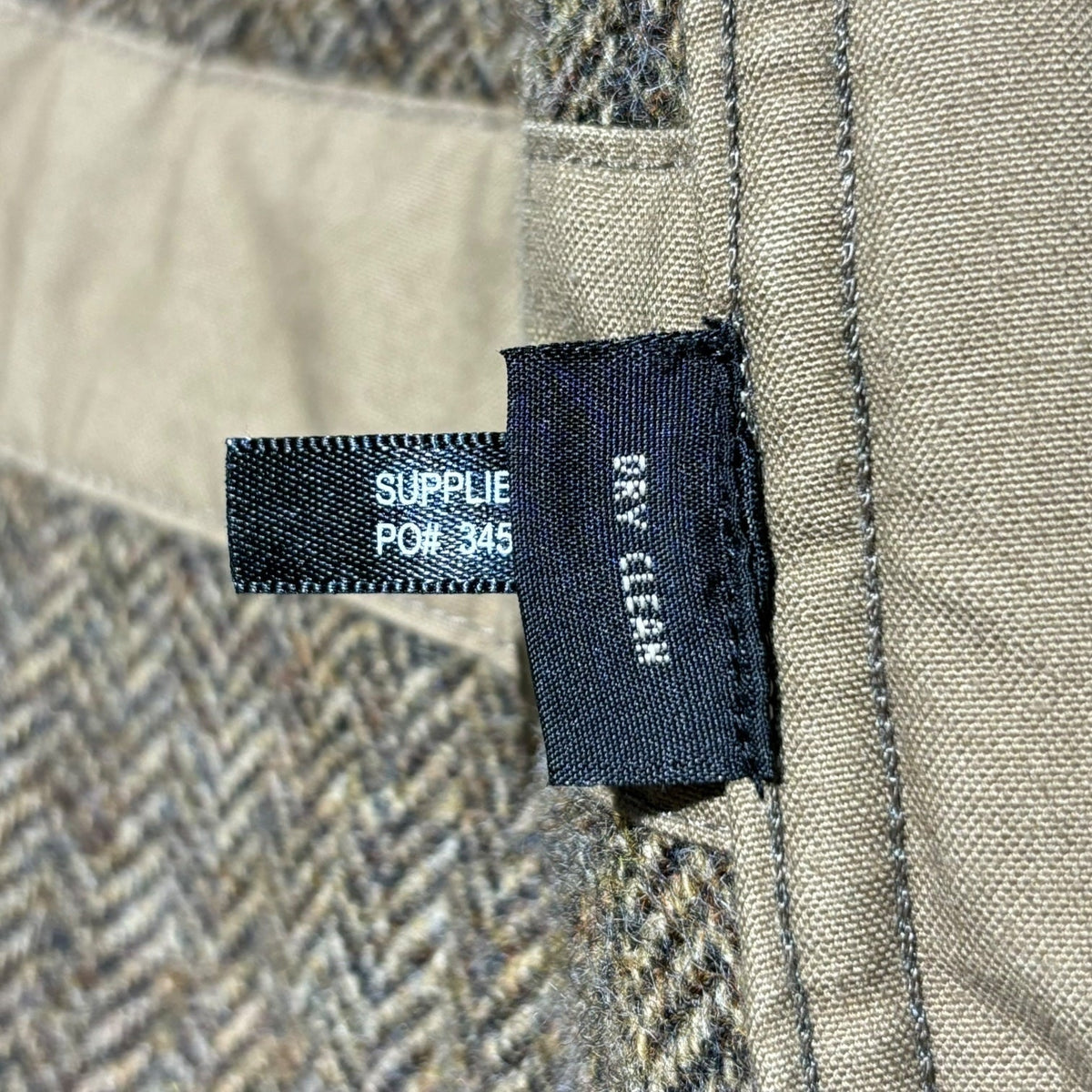 RRL Herringbone Wool Hunting Jacket Brown Size 3