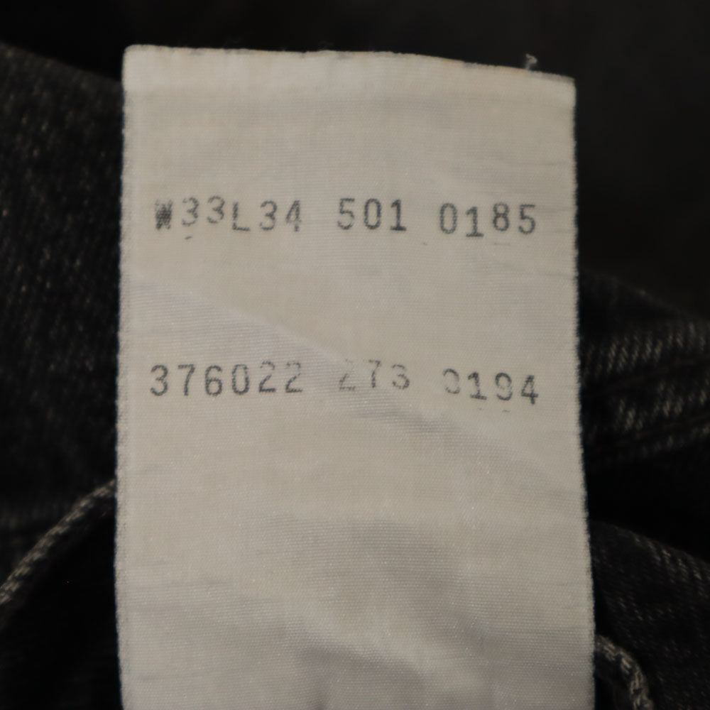 Levi's 90s 501 Made in Poland Overdyed Black Jeans Size W33
