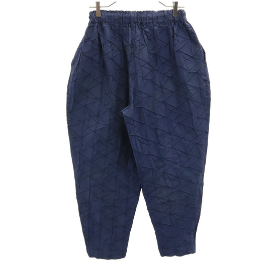 ISSEY MIYAKE Pleated Tapered Pants Blue Size 2