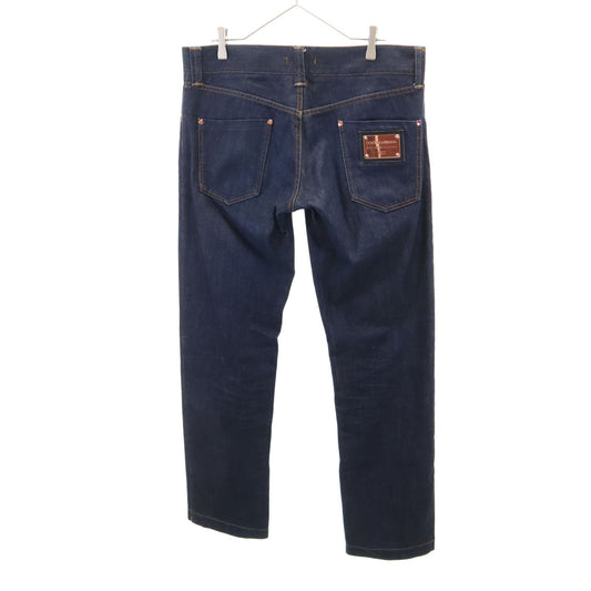 DOLCE&GABBANA 14 Classic Straight Indigo Jeans Size XL
