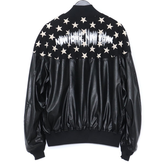 AIE 24SS CPS C/L Canvas Star Printed Jacket Black Size M